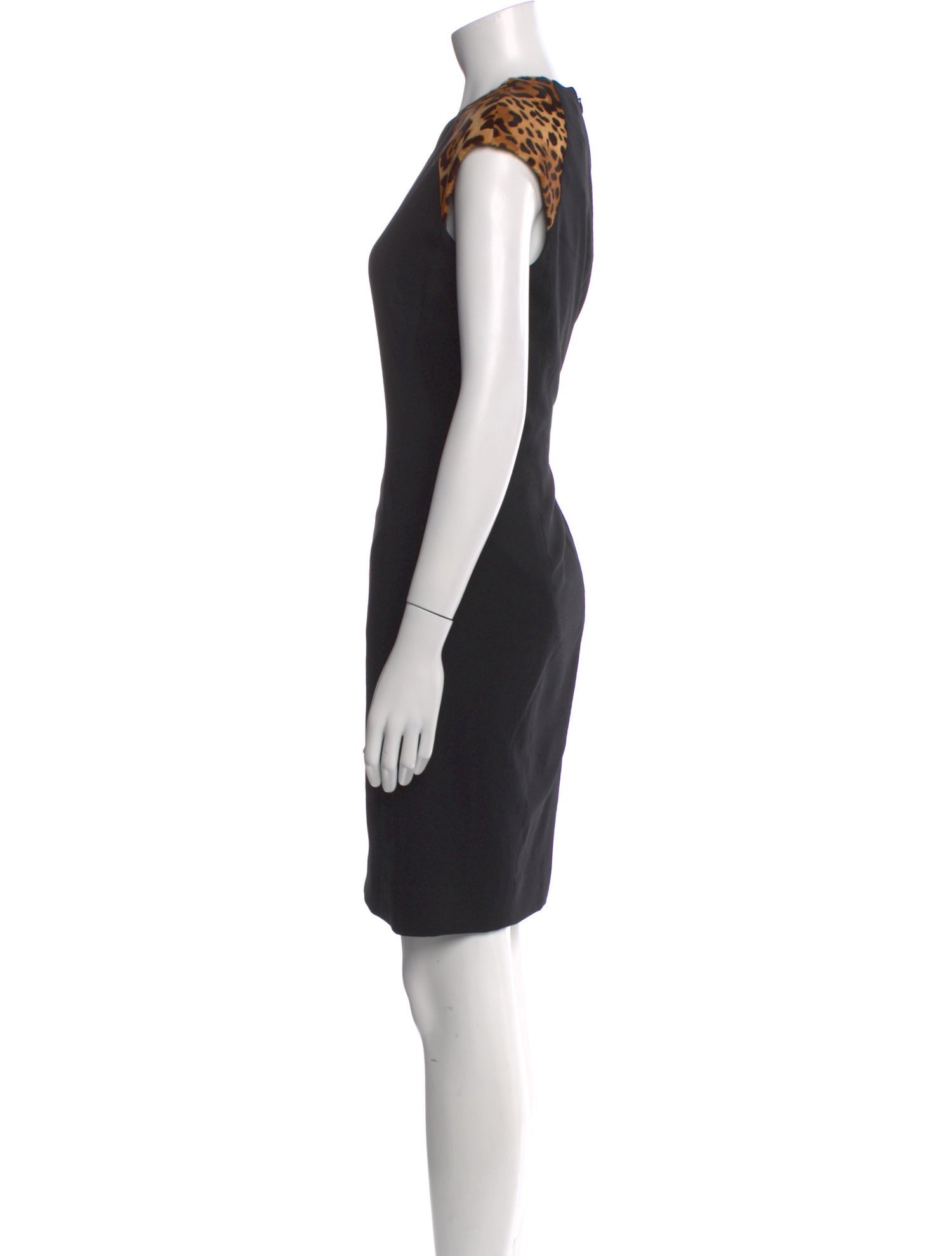 Ralph Lauren Black Label Virgin Wool Knee-Length Dress