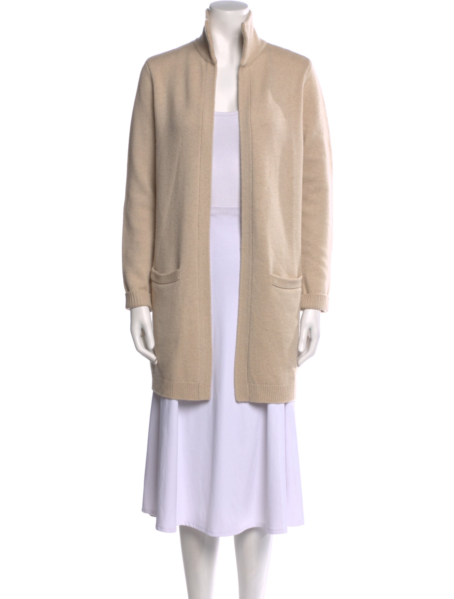 Ralph Lauren Black Label Cashmere Open Front Sweater