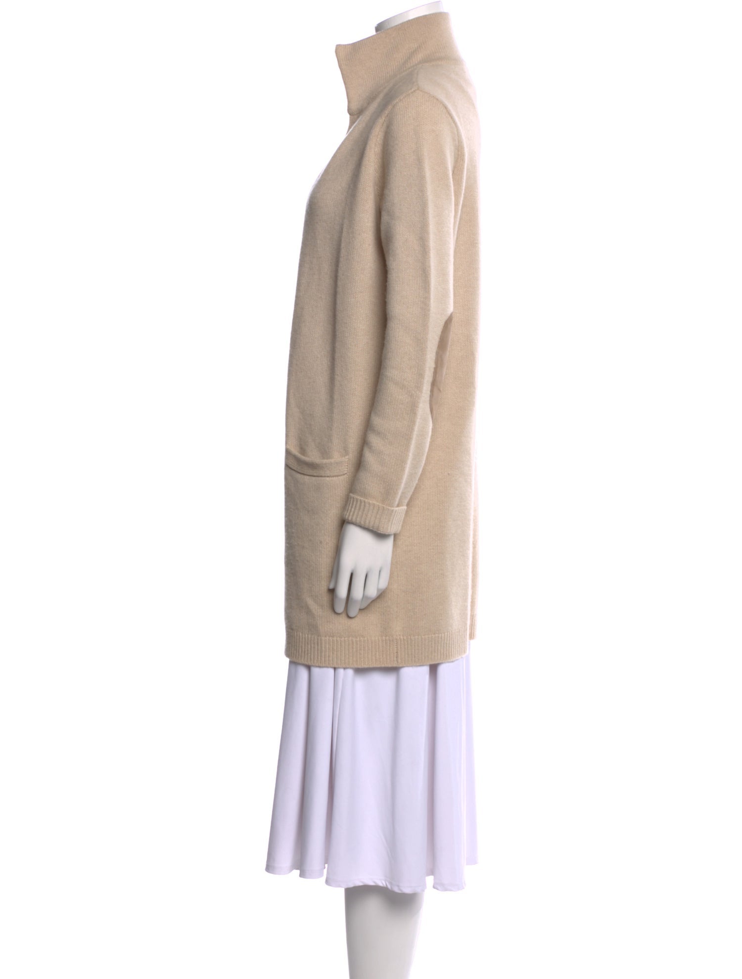 Ralph Lauren Black Label Cashmere Open Front Sweater