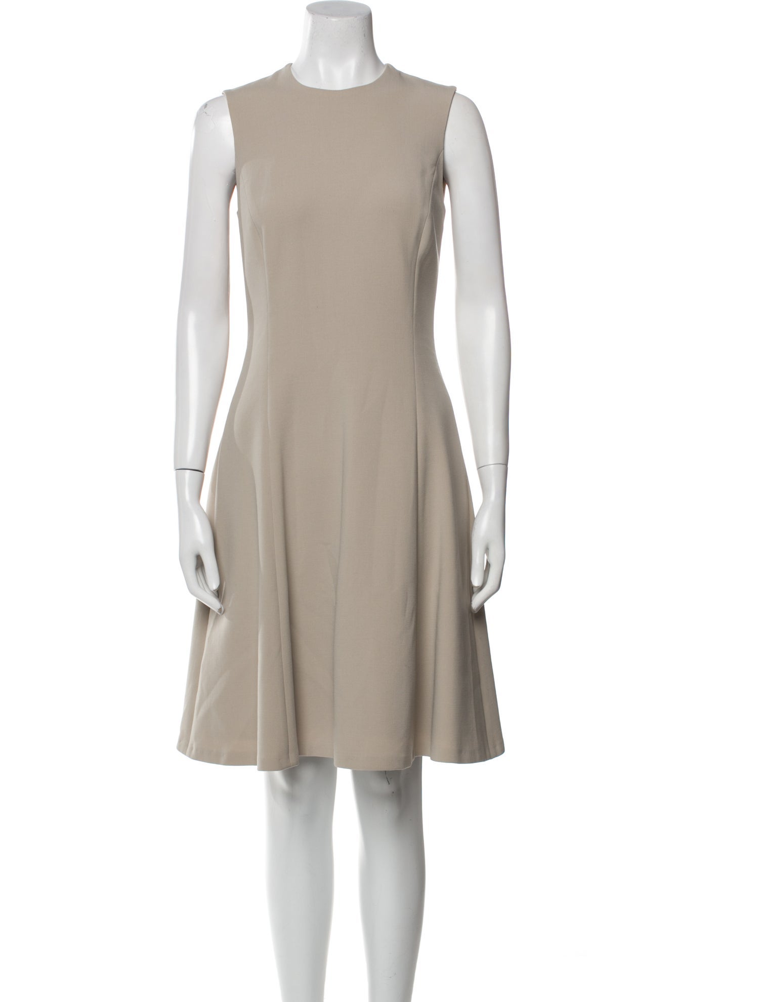 Ralph Lauren Black Label Crew Neck Knee-Length Dress