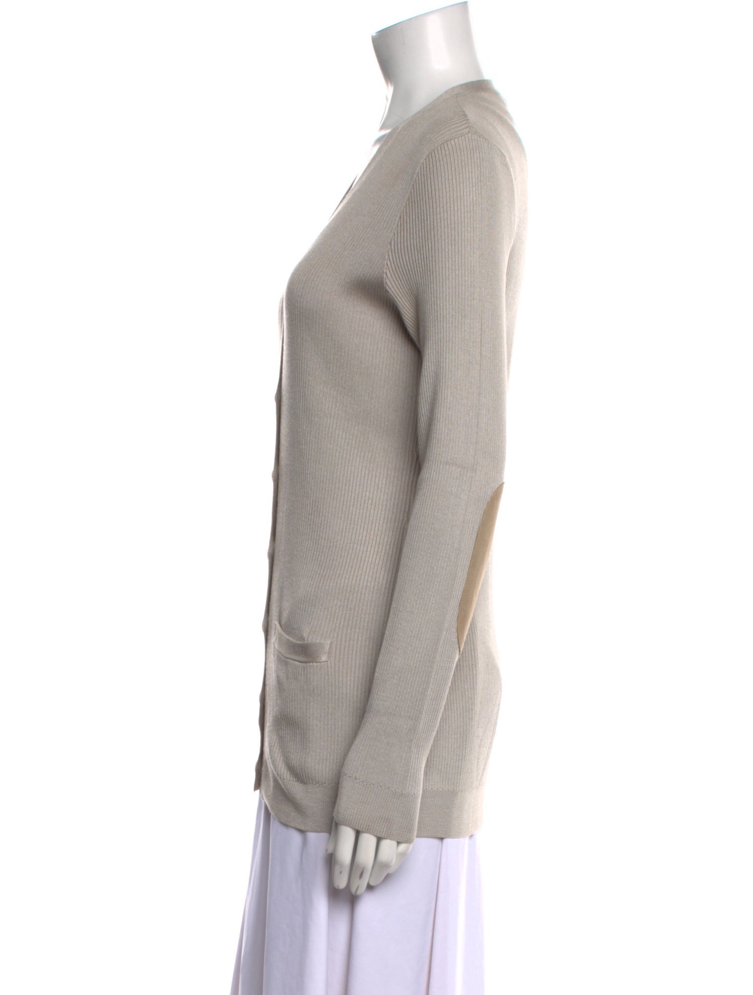 Ralph Lauren Black Label Silk V-Neck Sweater