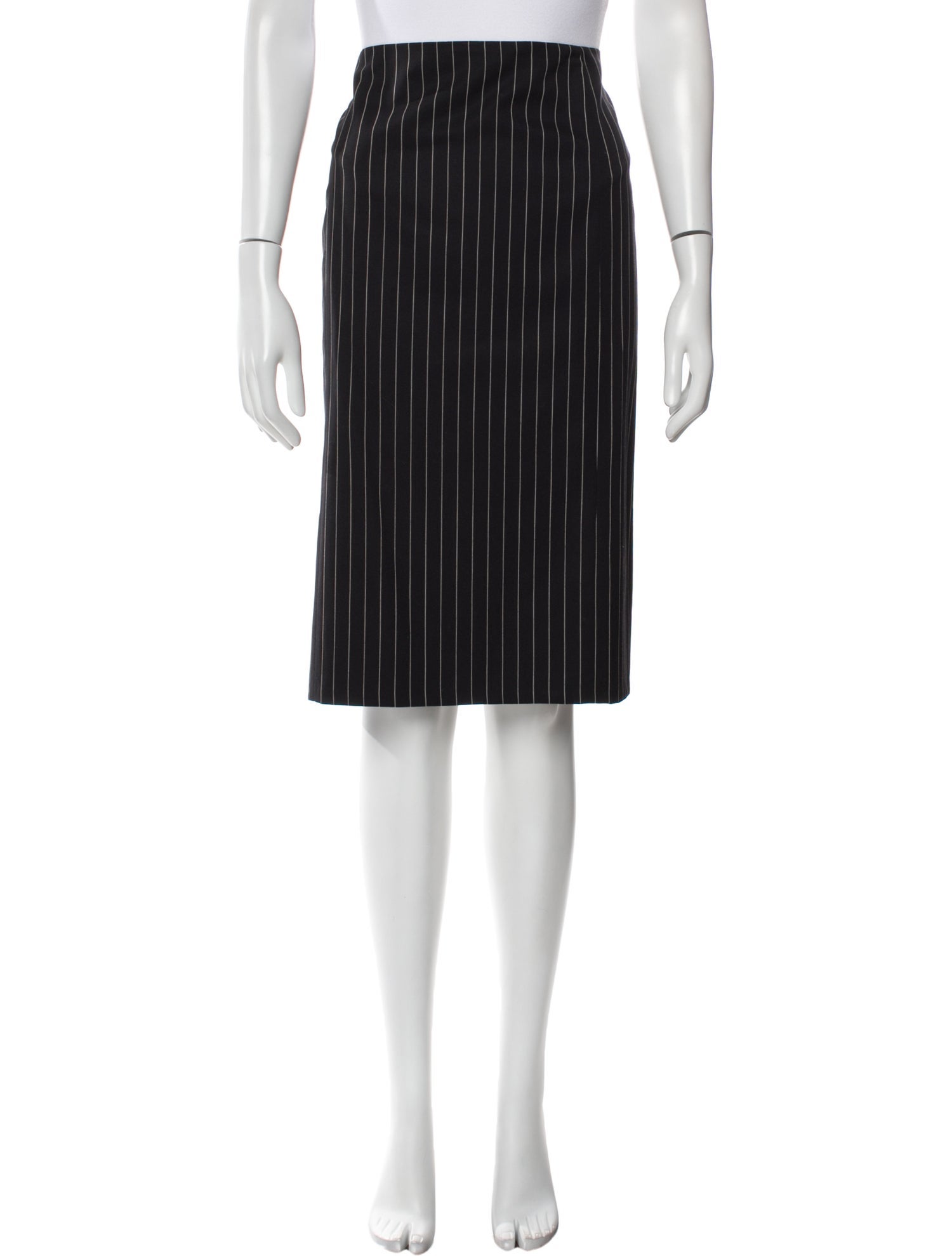 Ralph Lauren Black Label Wool Knee-Length Skirt