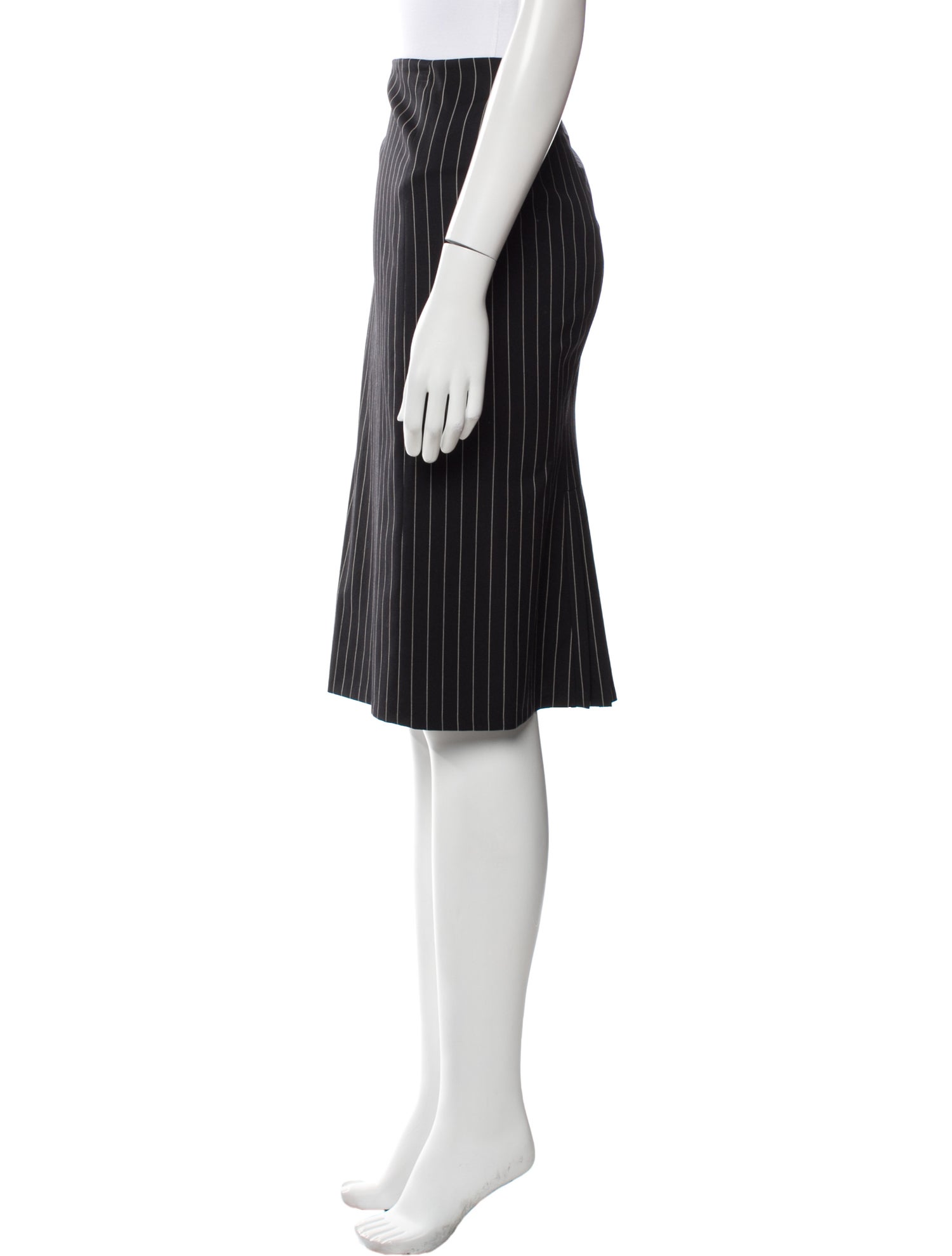 Ralph Lauren Black Label Wool Knee-Length Skirt