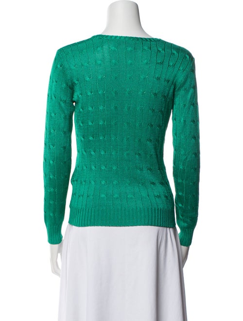 Ralph Lauren Black Label Silk V-Neck Sweater