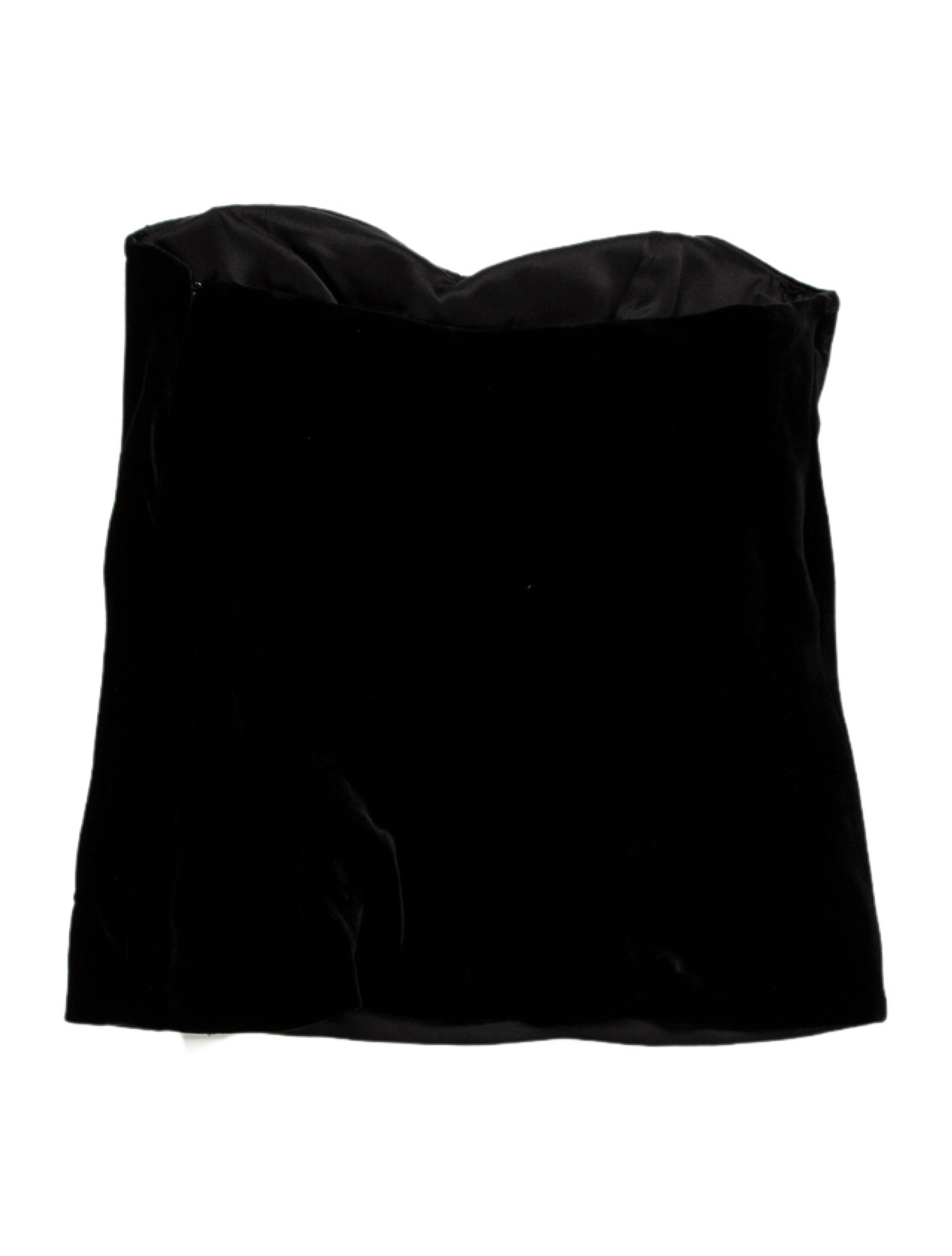 Ralph Lauren Black Label Strapless Crop Top
