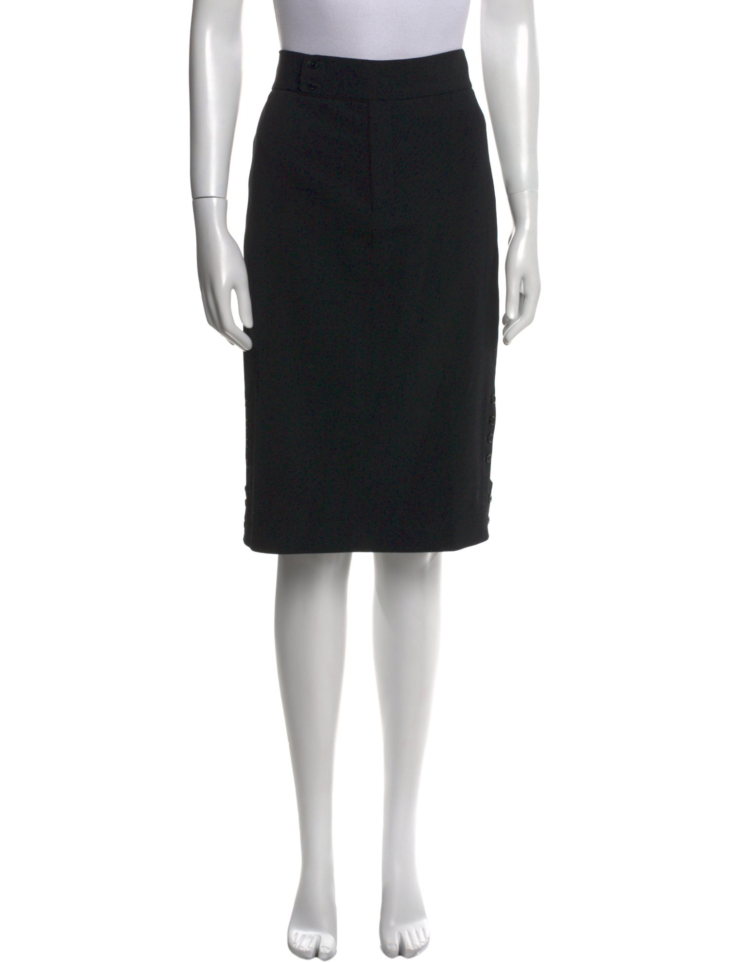 Ralph Lauren Black Label Wool Knee-Length Skirt