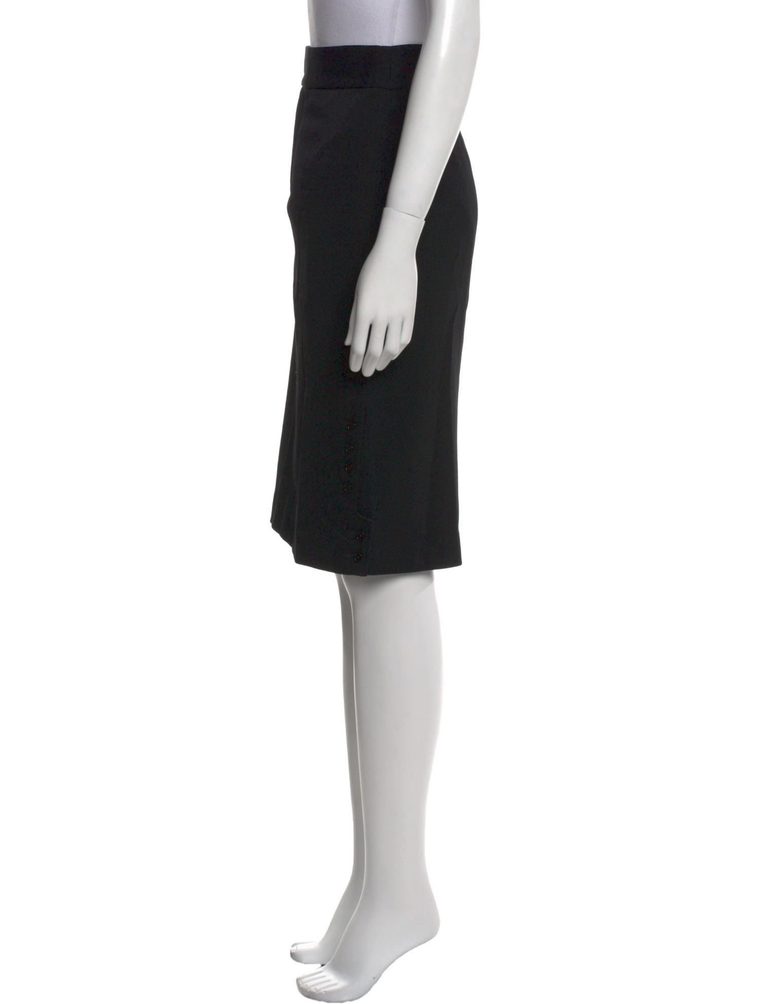 Ralph Lauren Black Label Wool Knee-Length Skirt