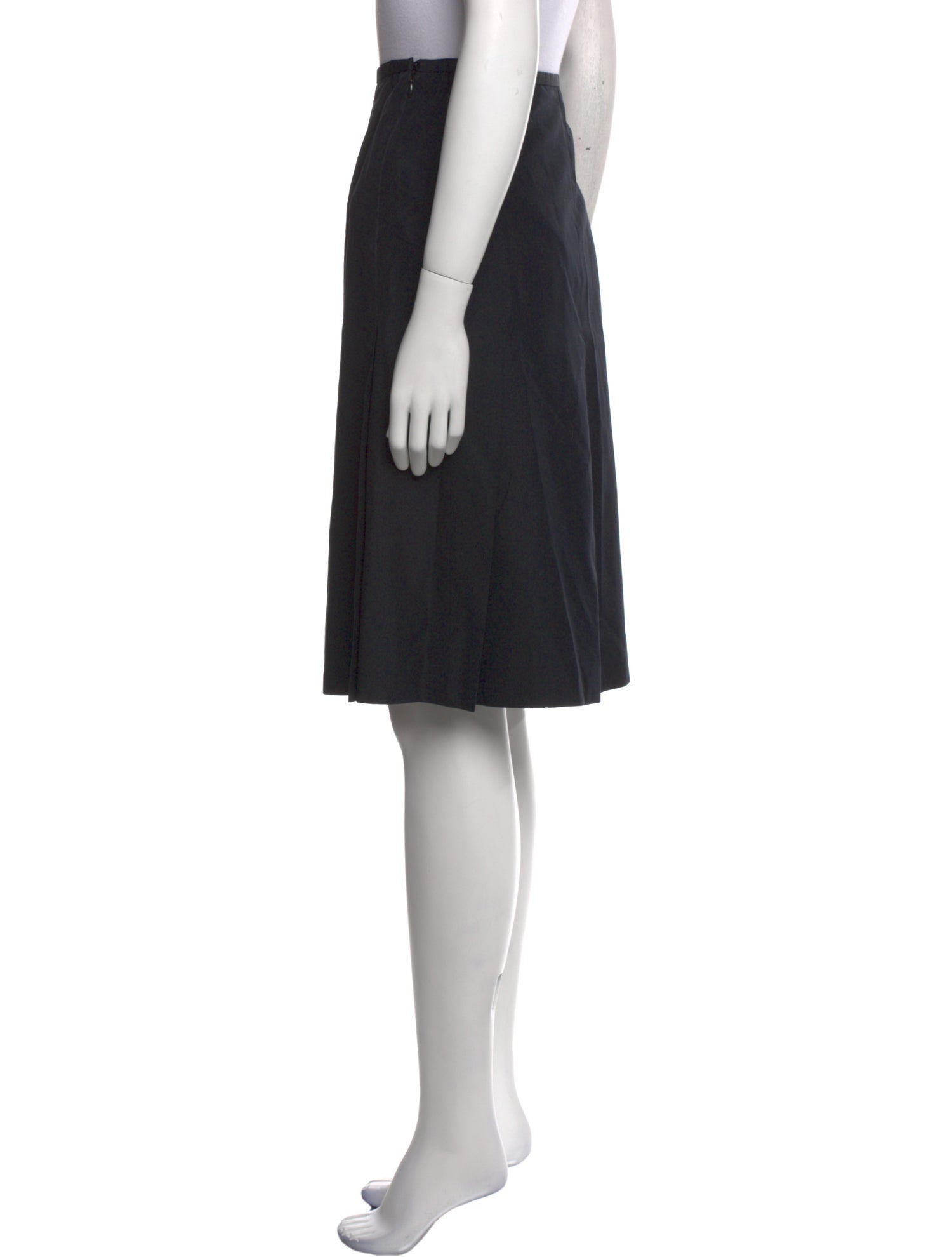 Ralph Lauren Black Label Silk Knee-Length Skirt