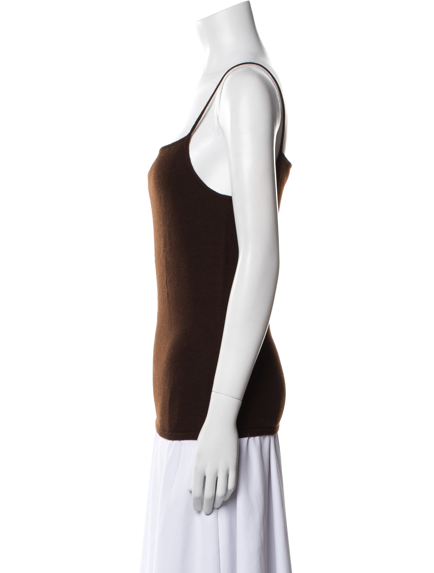 Ralph Lauren Black Label Cashmere Square Neckline Top w/ Tags