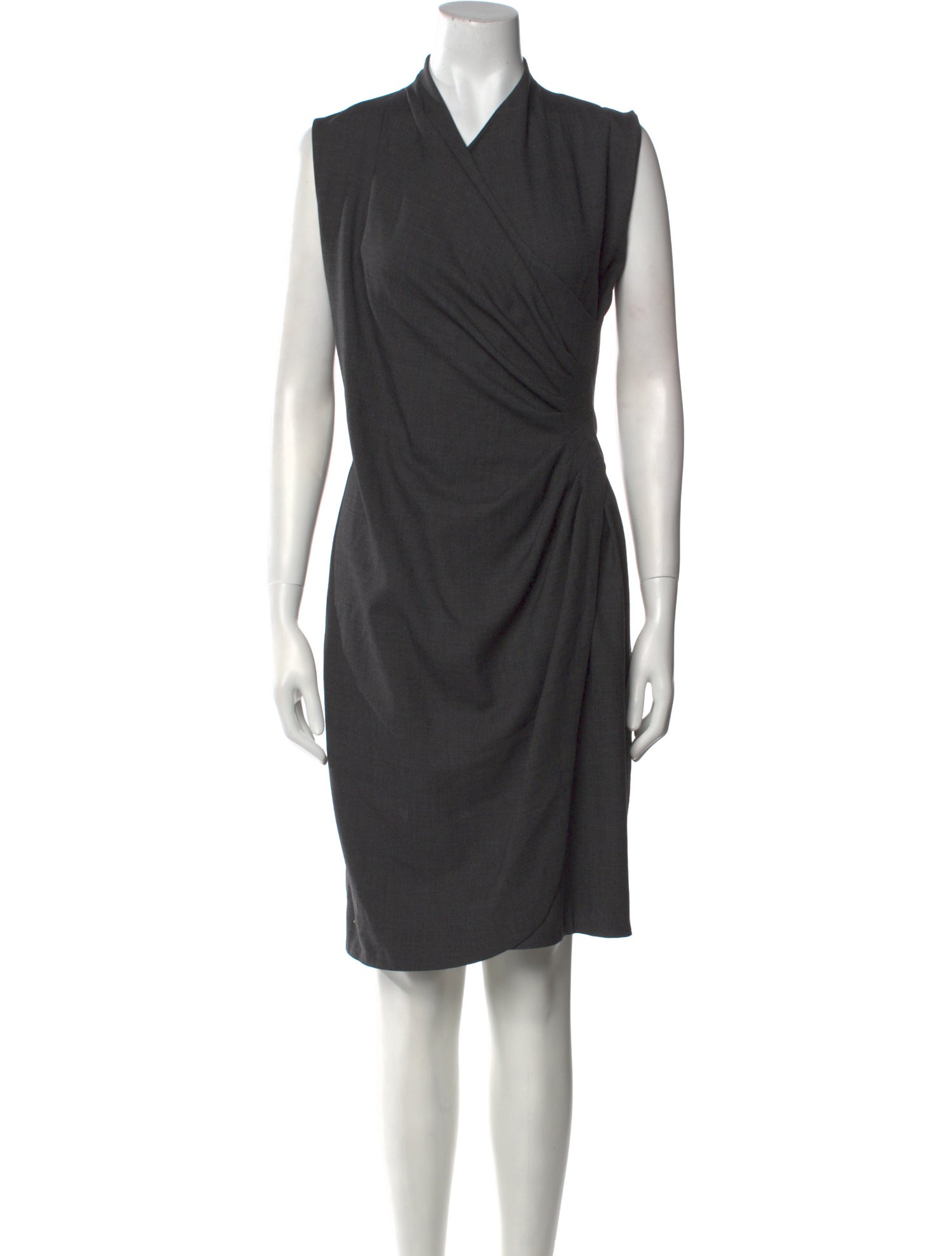 Ralph Lauren Black Label Wool Knee-Length Dress