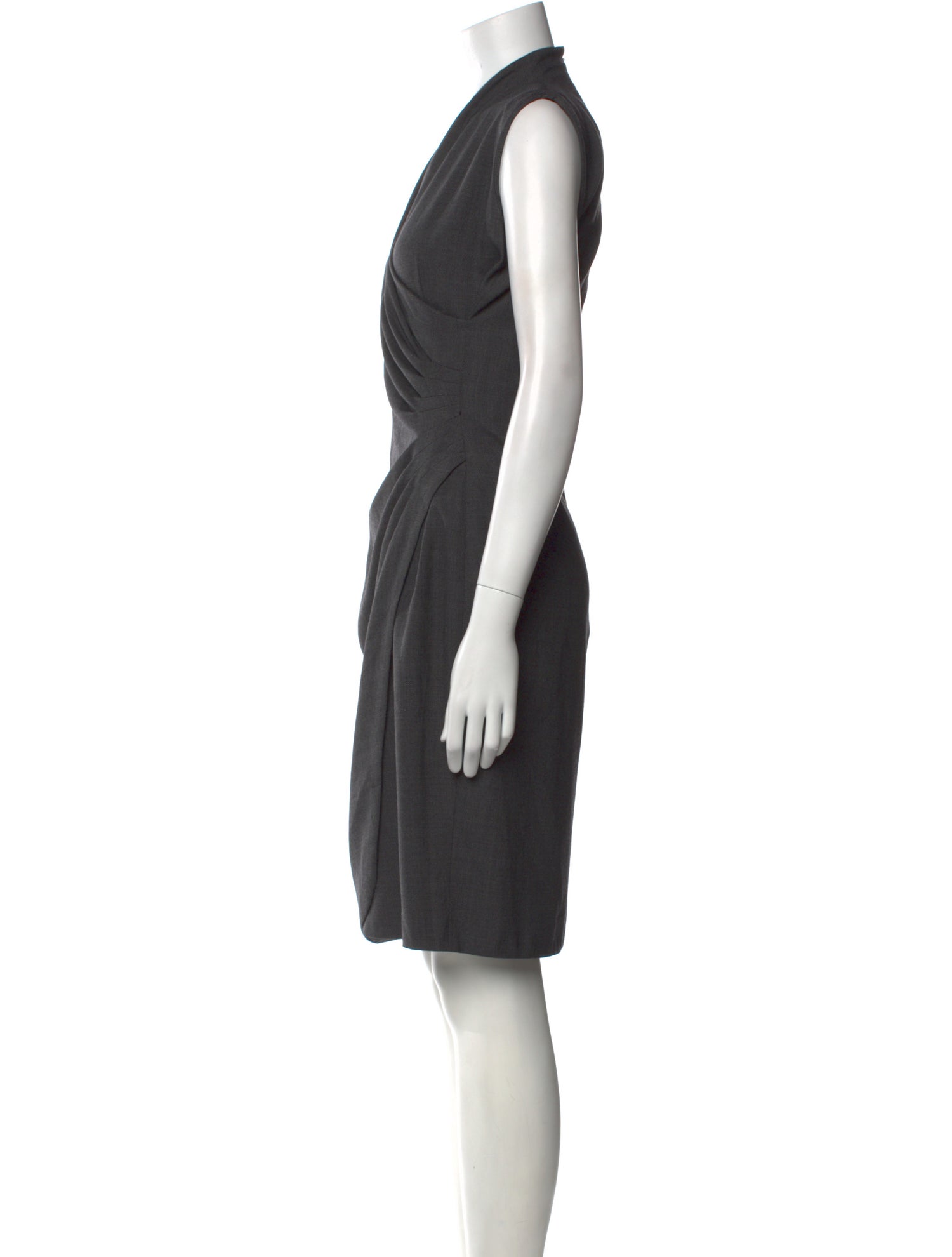 Ralph Lauren Black Label Wool Knee-Length Dress
