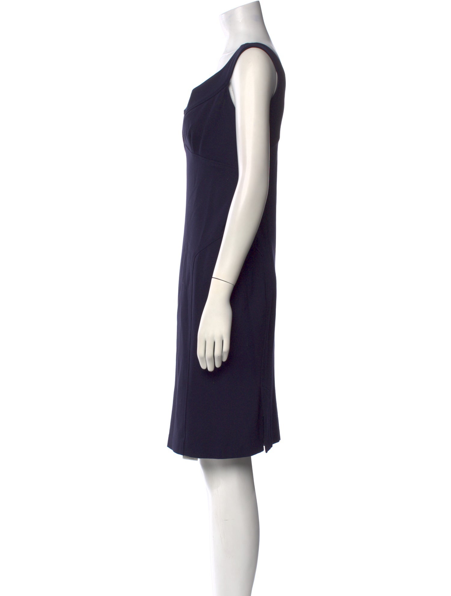 Ralph Lauren Black Label V-Neck Knee-Length Dress