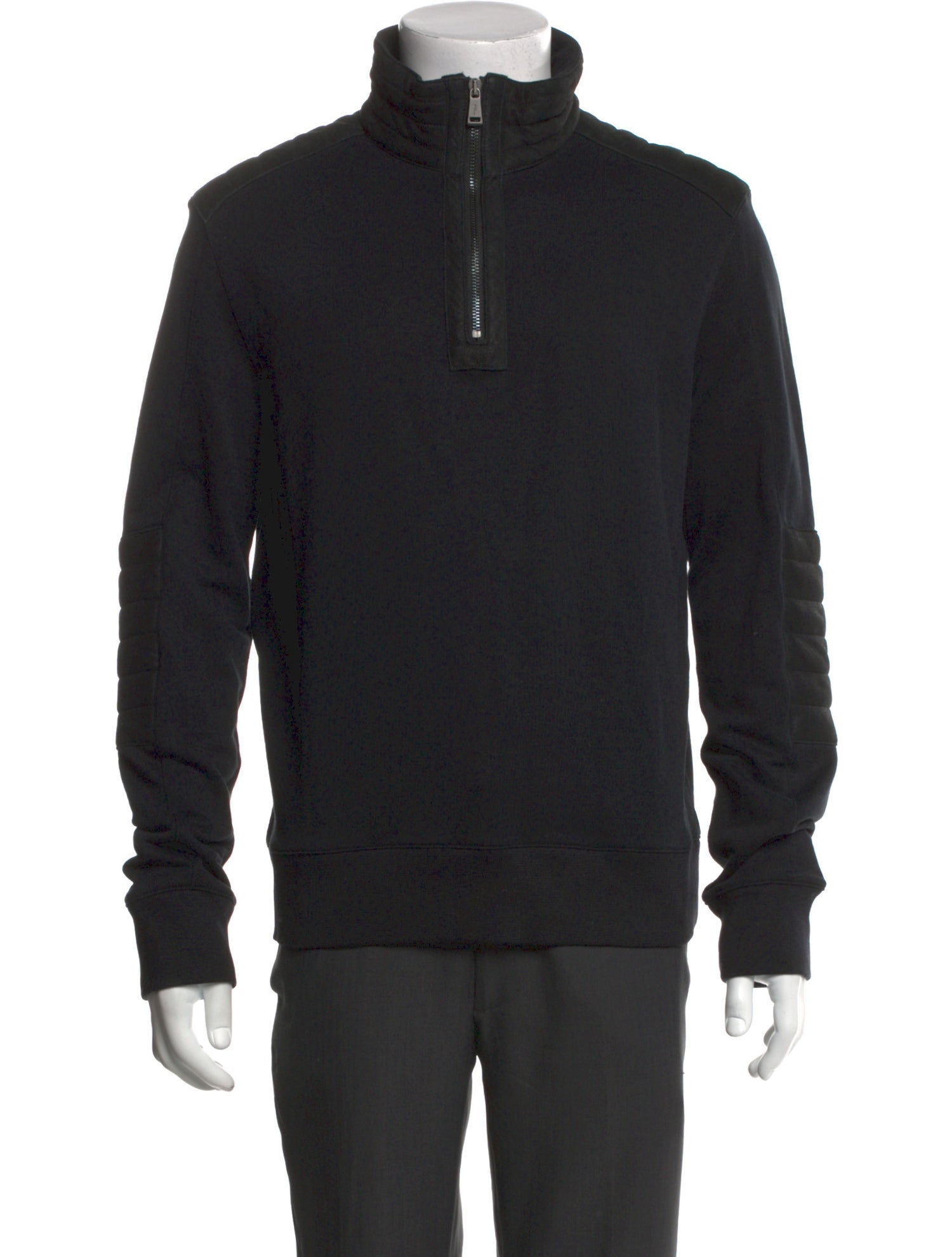 Ralph Lauren Black Label Mock Neck Long Sleeve Sweatshirt