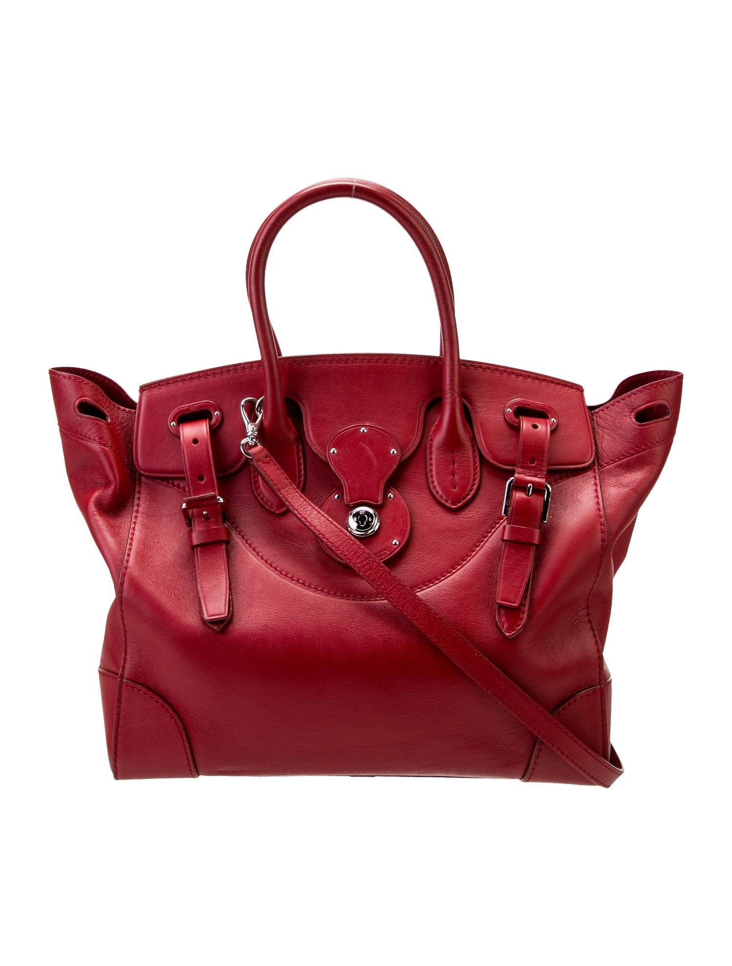 Ralph Lauren Black Label Leather Top Handle Bag