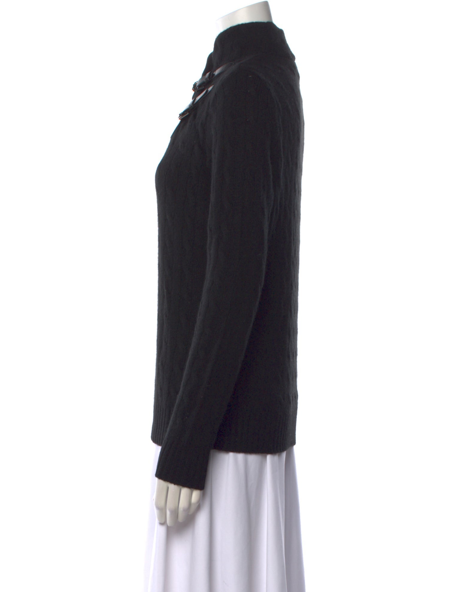 Ralph Lauren Black Label Cashmere Mock Neck Sweater