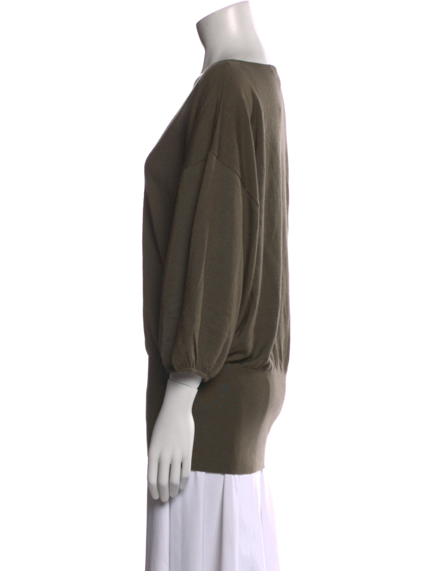 Ralph Lauren Black Label Cashmere V-Neck Top