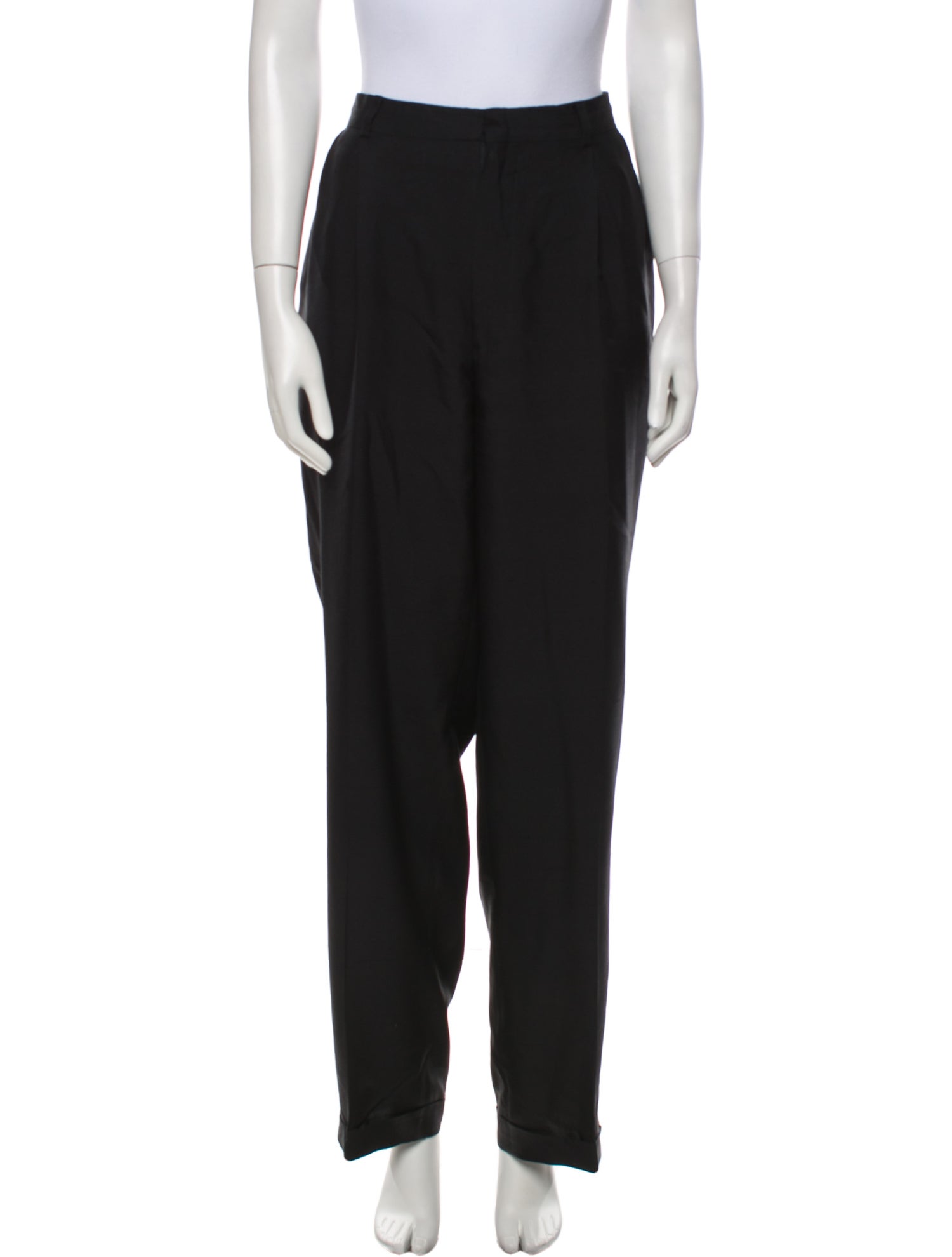 Ralph Lauren Black Label Silk Wide Leg Pants