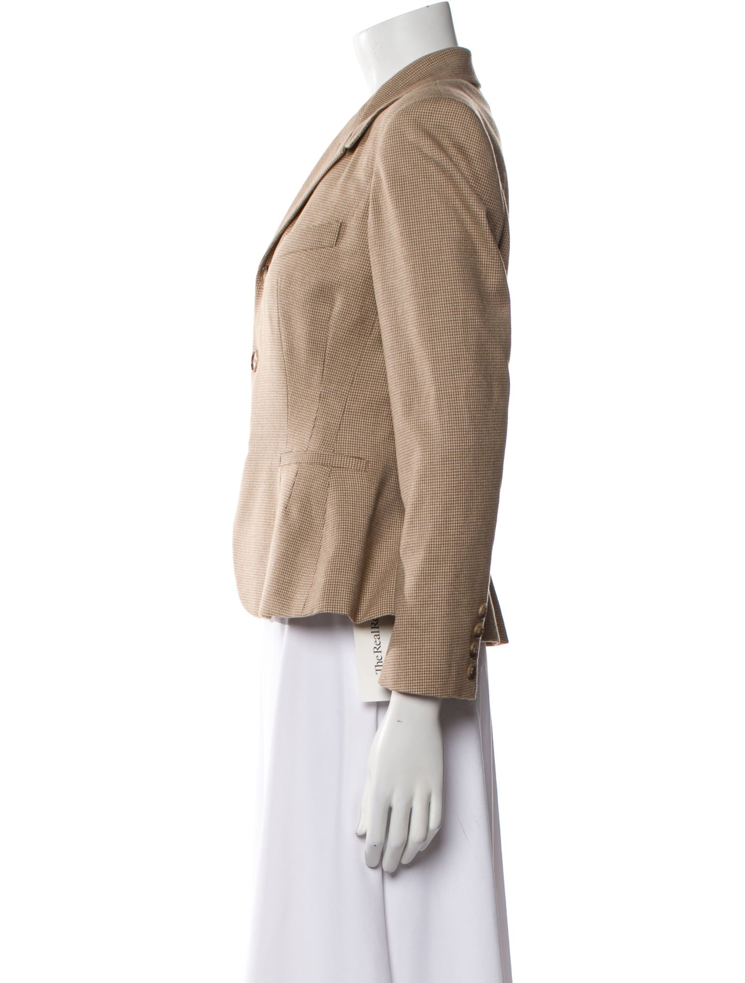 Ralph Lauren Black Label Wool Plaid Print Blazer