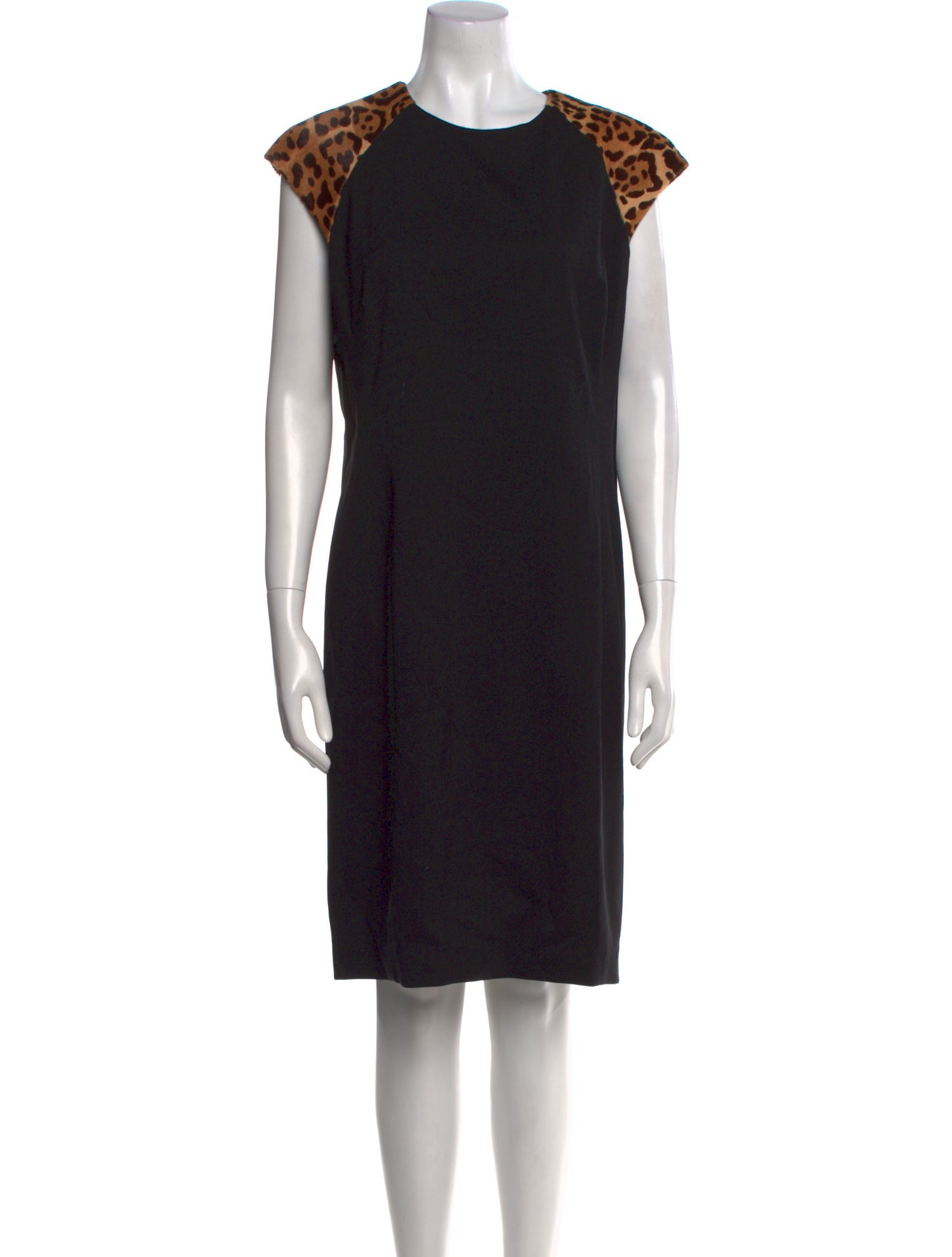Ralph Lauren Black Label Virgin Wool Knee-Length Dress