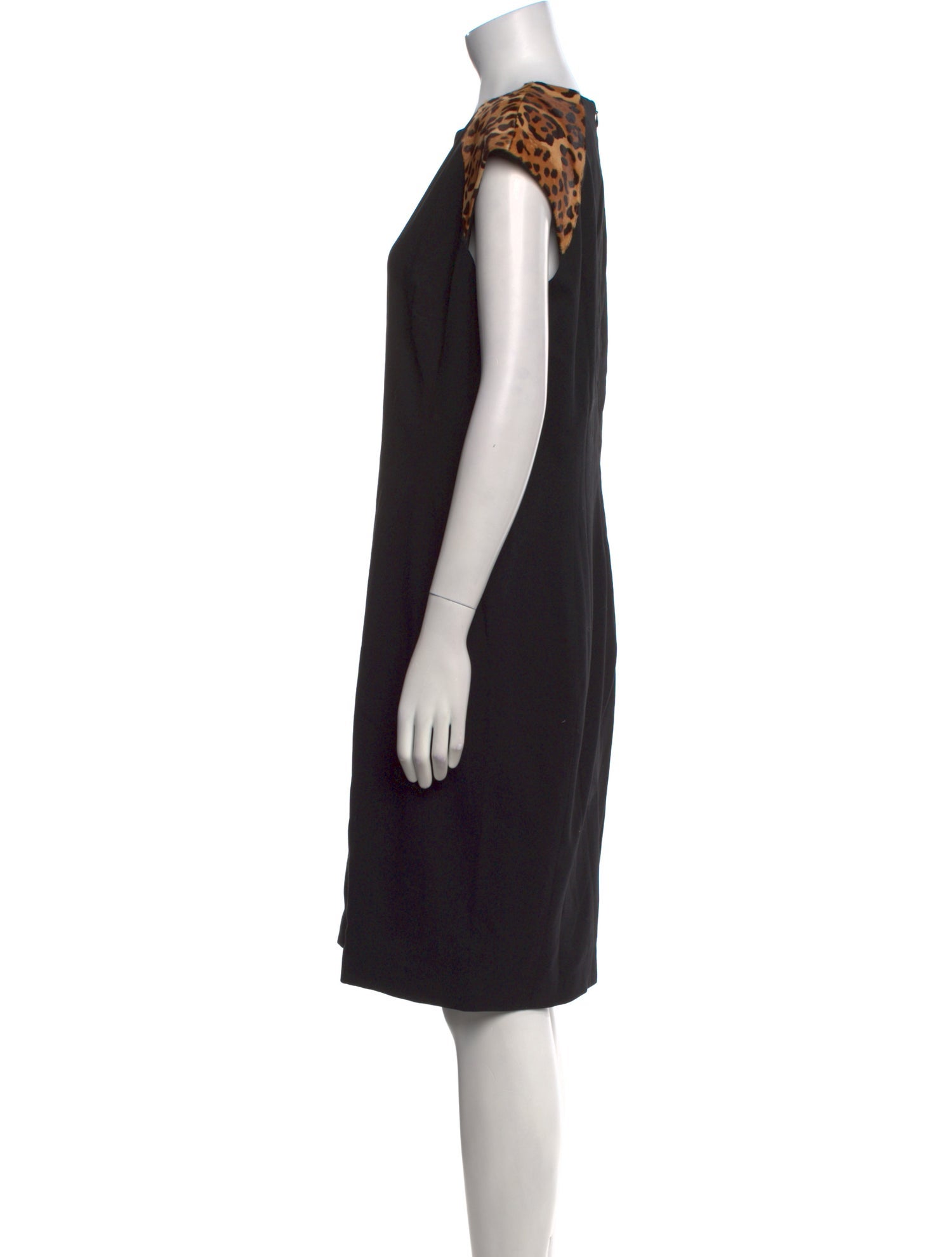 Ralph Lauren Black Label Virgin Wool Knee-Length Dress