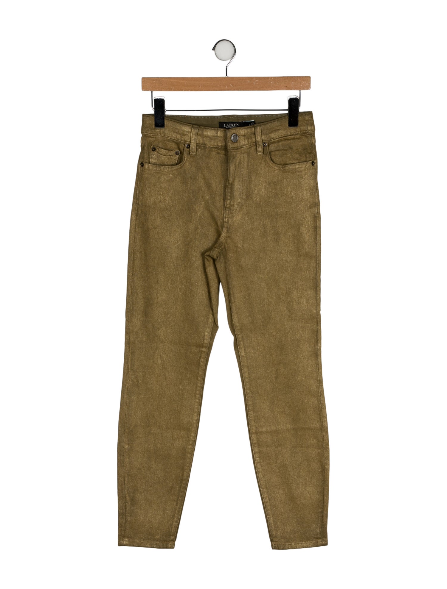 Ralph Lauren Black Label Mid-Rise Skinny Leg Jeans