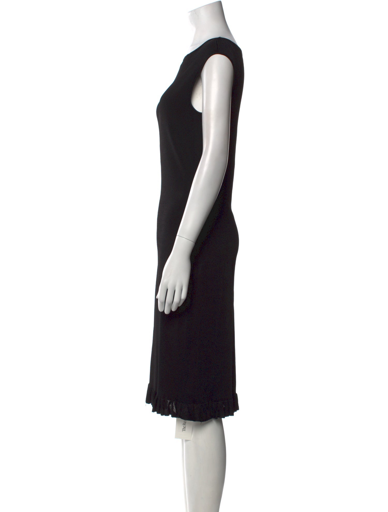 Ralph Lauren Black Label Bateau Neckline Knee-Length Dress