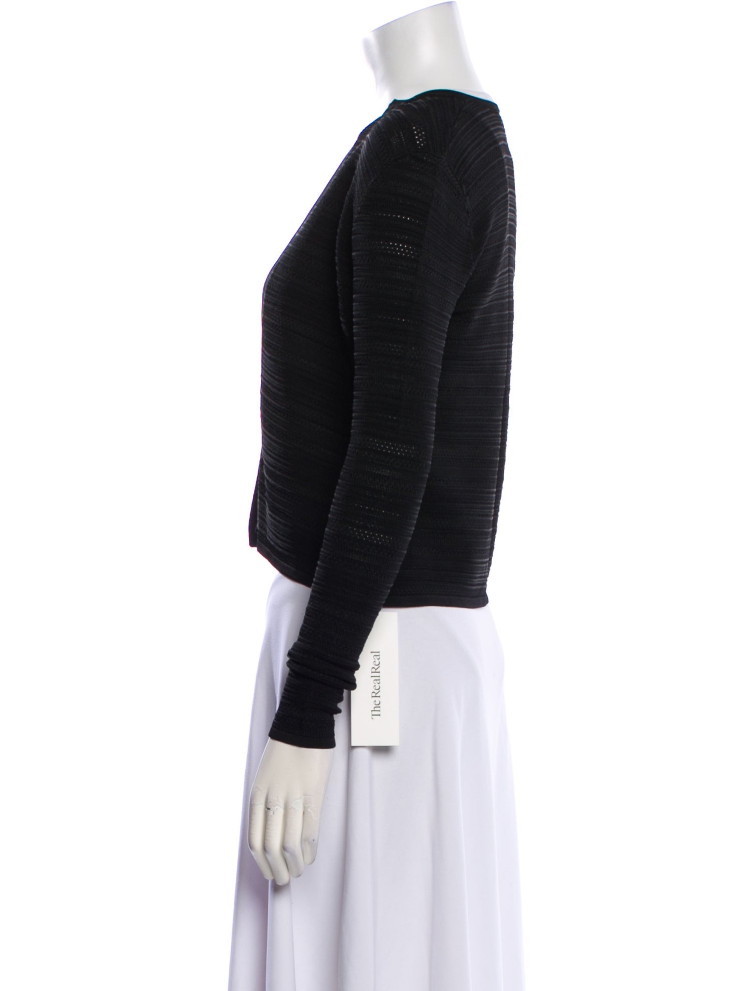 Ralph Lauren Black Label Open Front Sweater