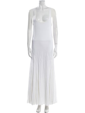 Ralph Lauren Black Label Scoop Neck Long Dress