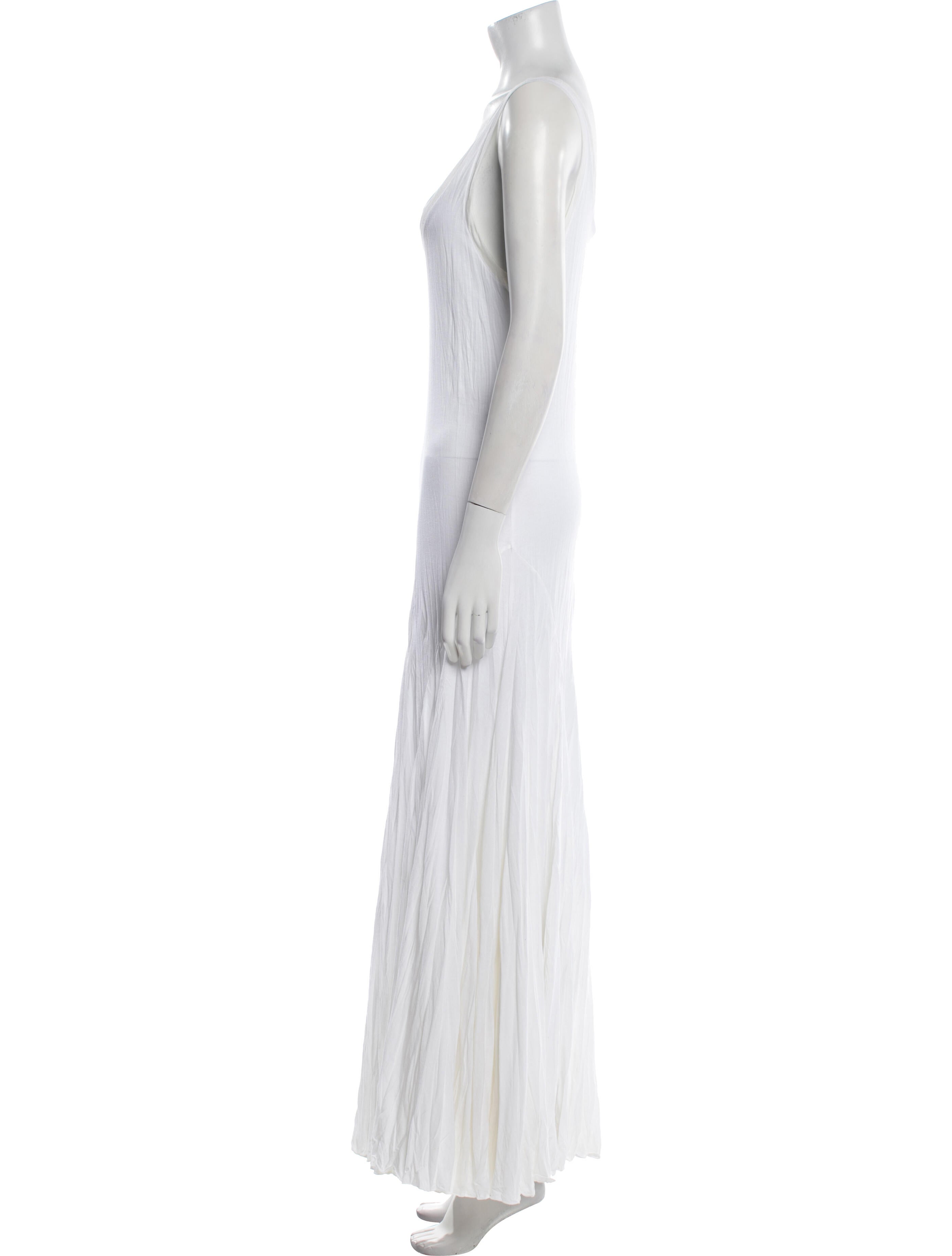 Ralph Lauren Black Label Scoop Neck Long Dress