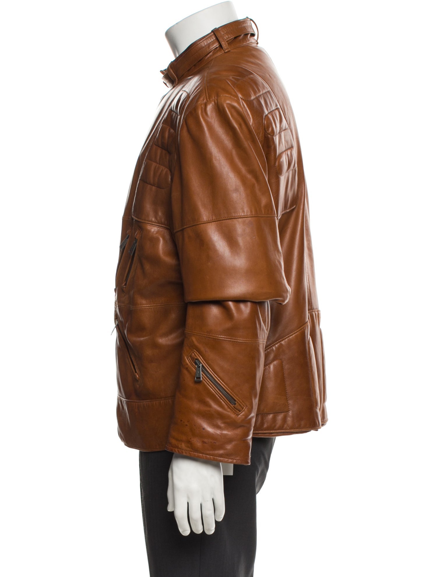 Ralph Lauren Black Label Lambskin Moto Jacket