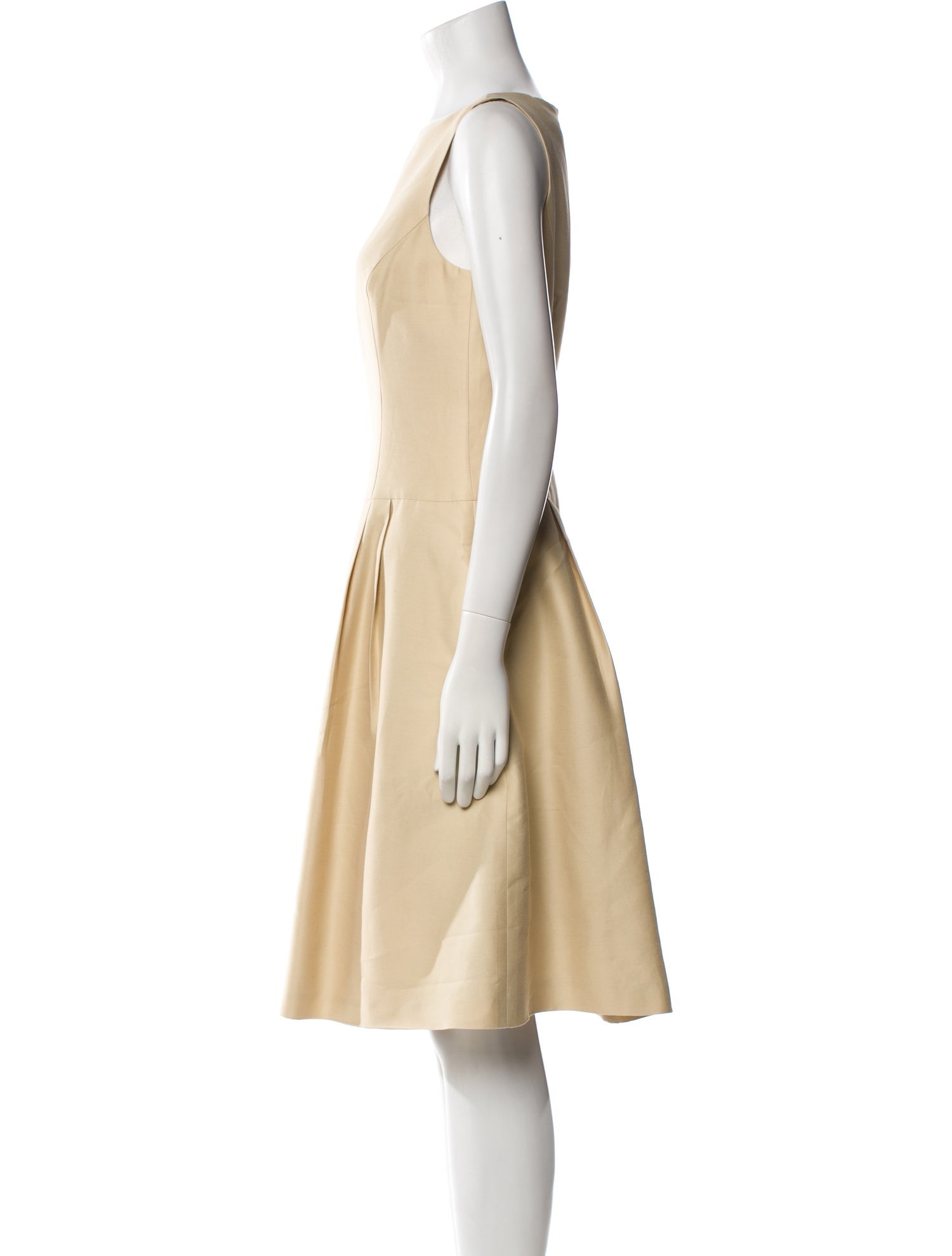 Ralph Lauren Black Label Bateau Neckline Knee-Length Dress