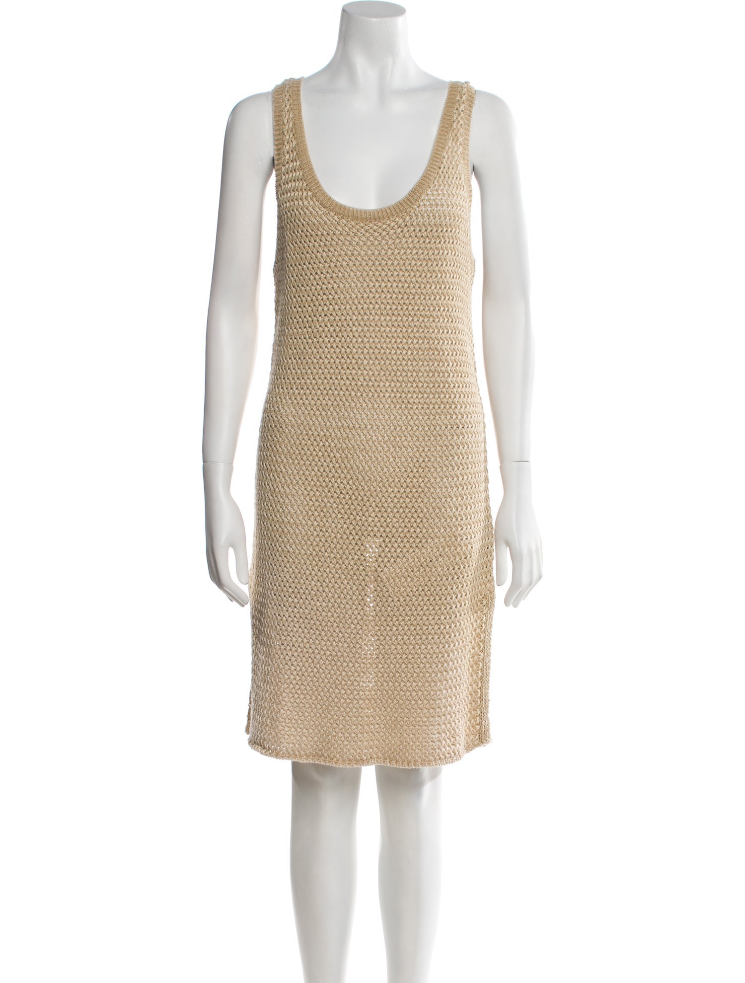 Ralph Lauren Black Label Linen Knee-Length Dress