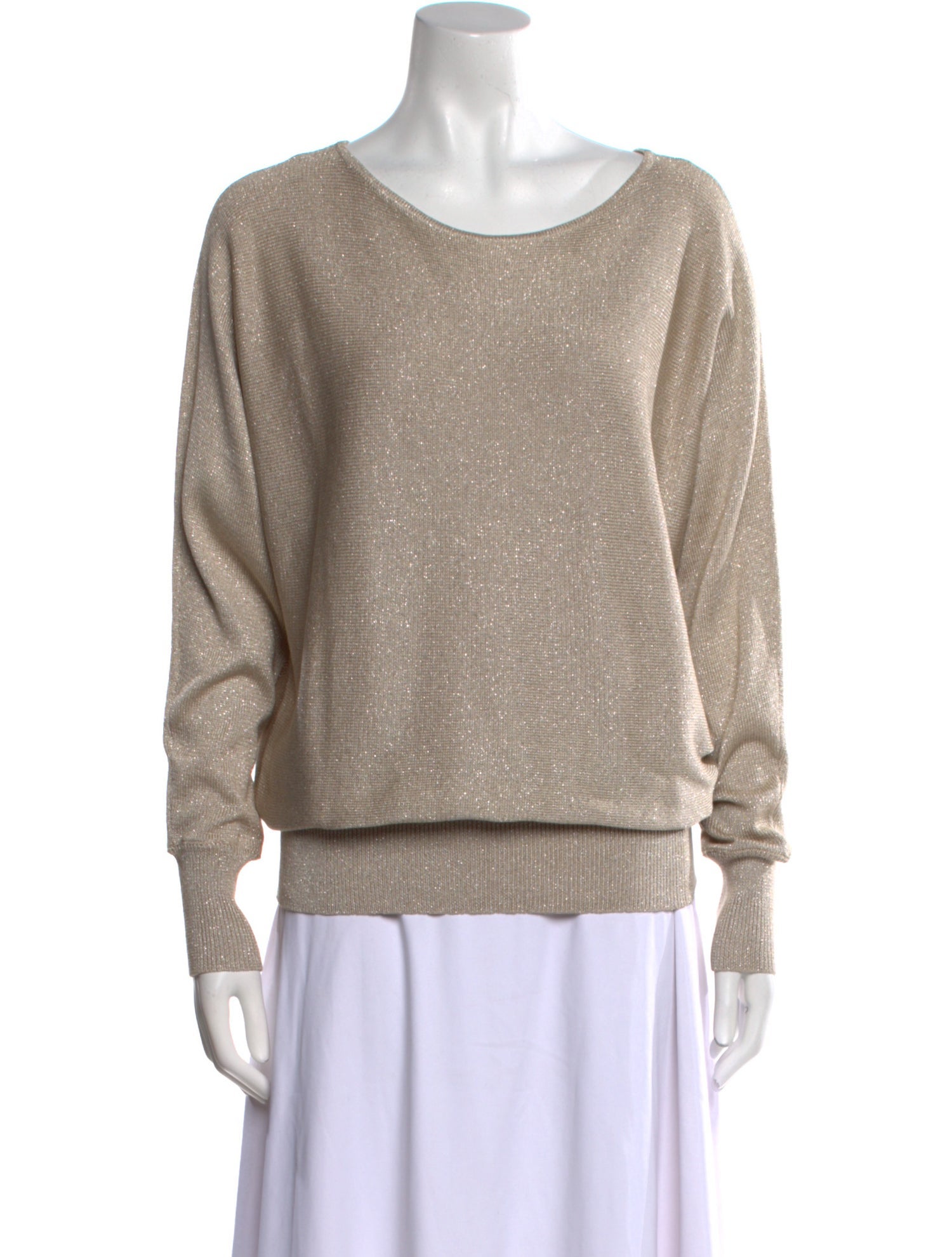 Ralph Lauren Black Label Silk Scoop Neck Sweater