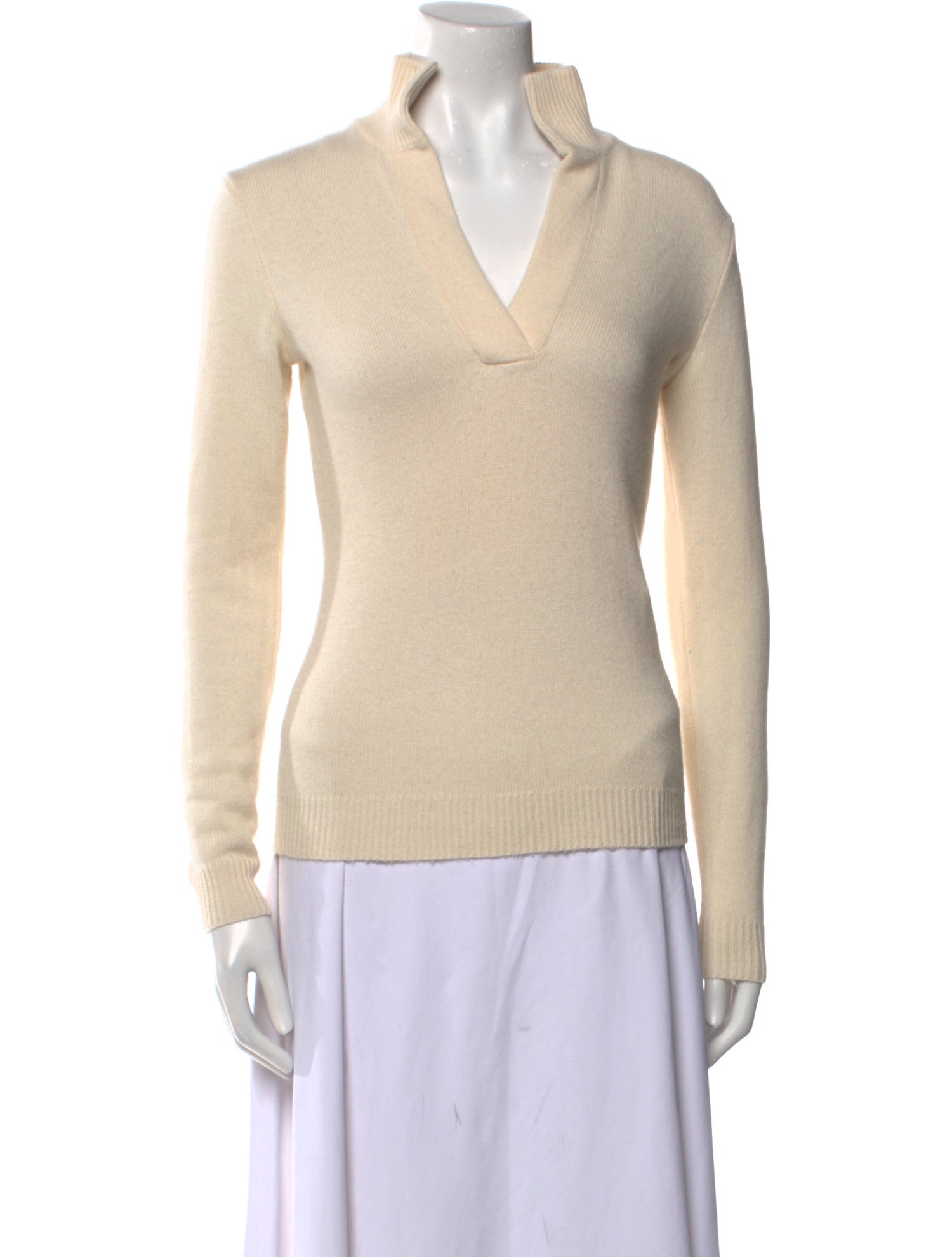 Ralph Lauren Black Label Merino Wool Mock Neck Sweater