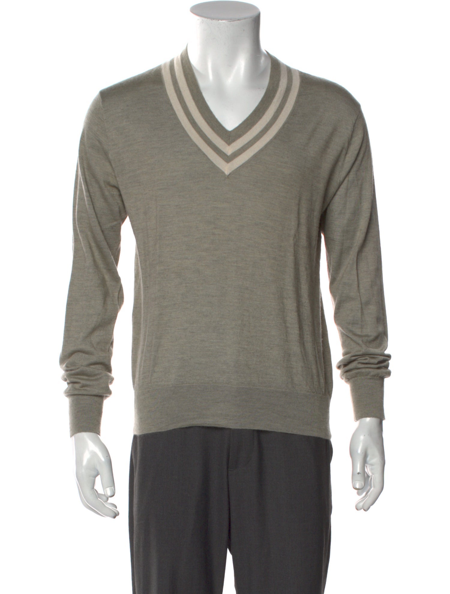 Ralph Lauren Black Label Cashmere V-Neck Pullover
