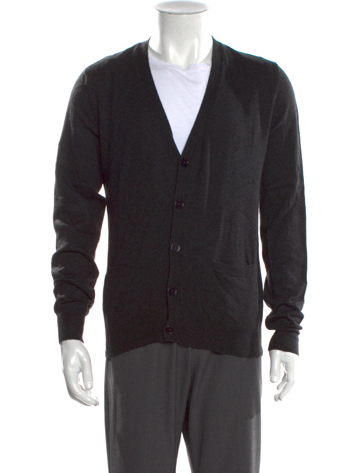 Ralph Lauren Black Label V-Neck Long Sleeve Cardigan