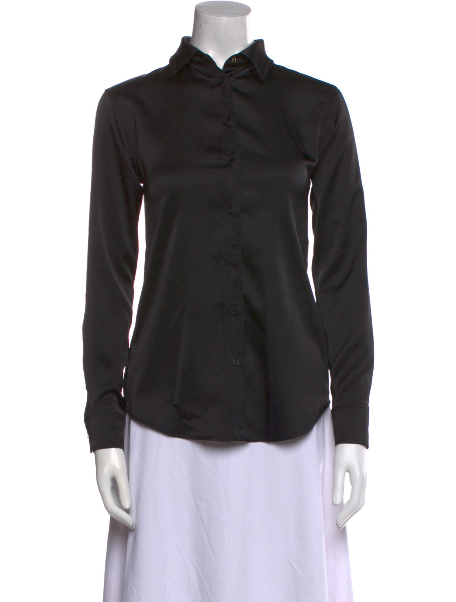 Ralph Lauren Black Label Long Sleeve Button-Up Top