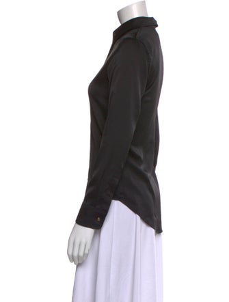 Ralph Lauren Black Label Long Sleeve Button-Up Top