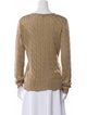 Ralph Lauren Black Label Linen V-Neck Sweater