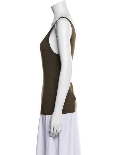 Ralph Lauren Black Label Lambswool Scoop Neck Top