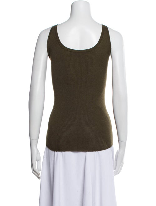 Ralph Lauren Black Label Lambswool Scoop Neck Top