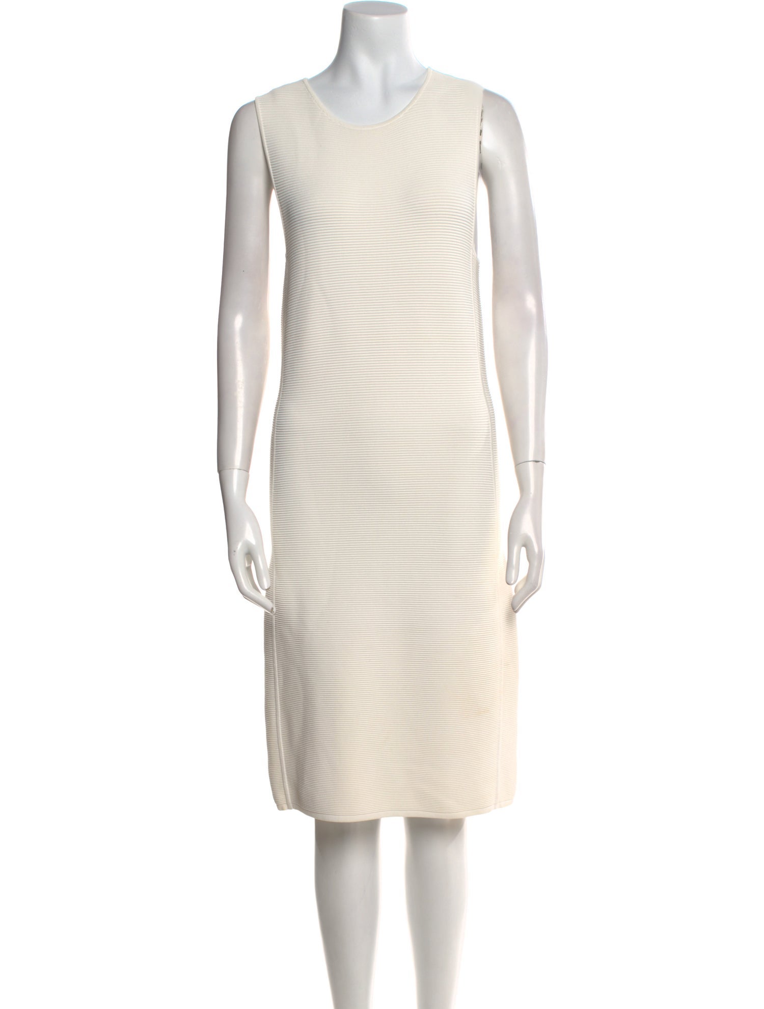 Ralph Lauren Black Label Scoop Neck Knee-Length Dress