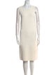 Ralph Lauren Black Label Scoop Neck Knee-Length Dress