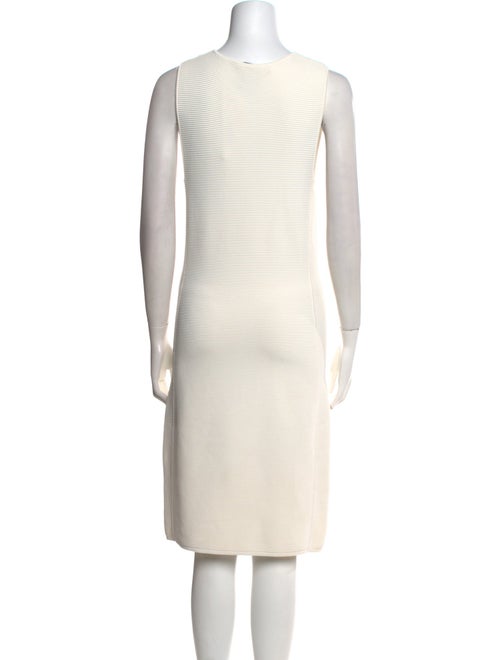 Ralph Lauren Black Label Scoop Neck Knee-Length Dress