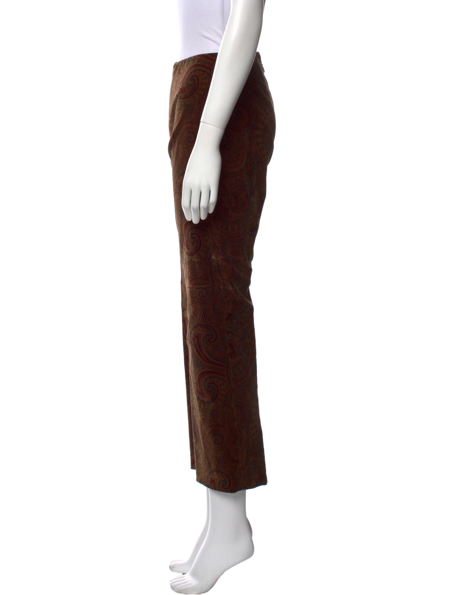 Ralph Lauren Black Label Velvet Straight Leg Pants