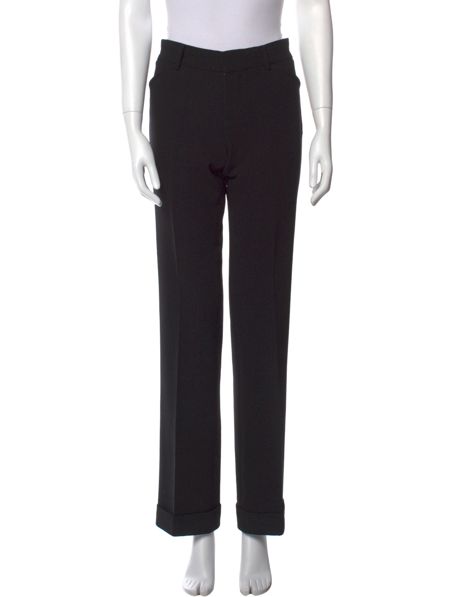 Ralph Lauren Black Label Wool Straight Leg Pants