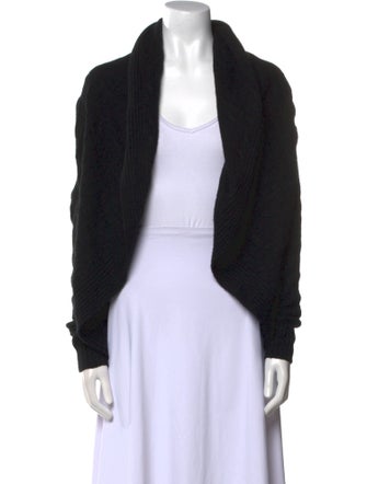 Ralph Lauren Black Label Cashmere Open Front Sweater