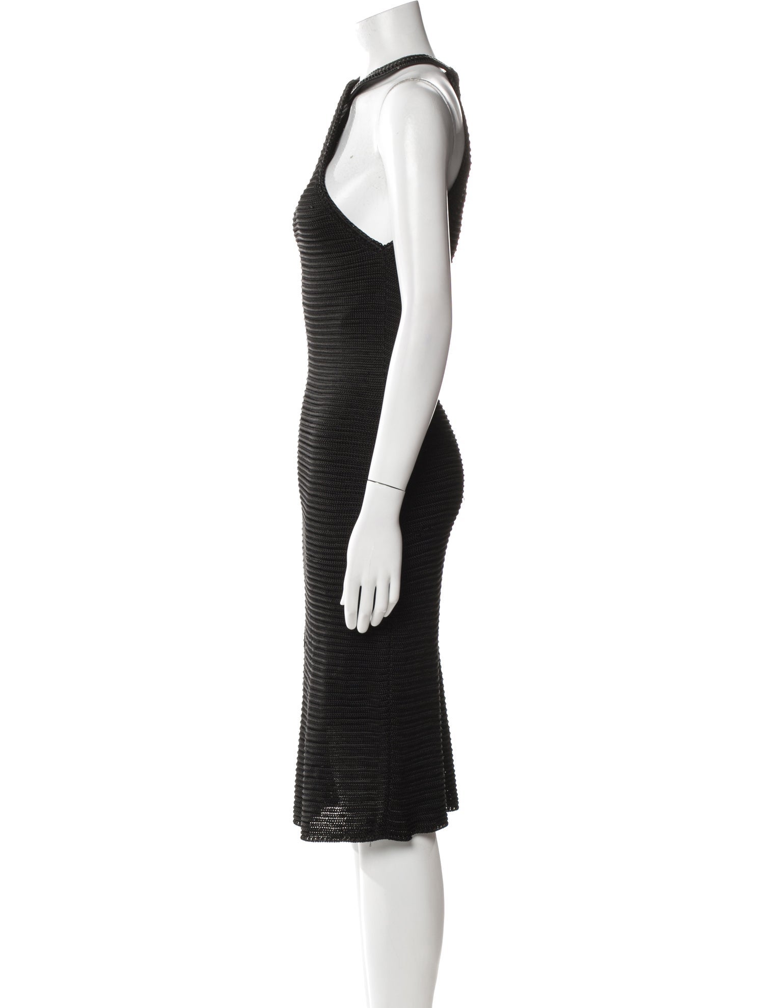 Ralph Lauren Black Label Halterneck Knee-Length Dress