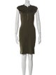 Ralph Lauren Black Label Silk Knee-Length Dress