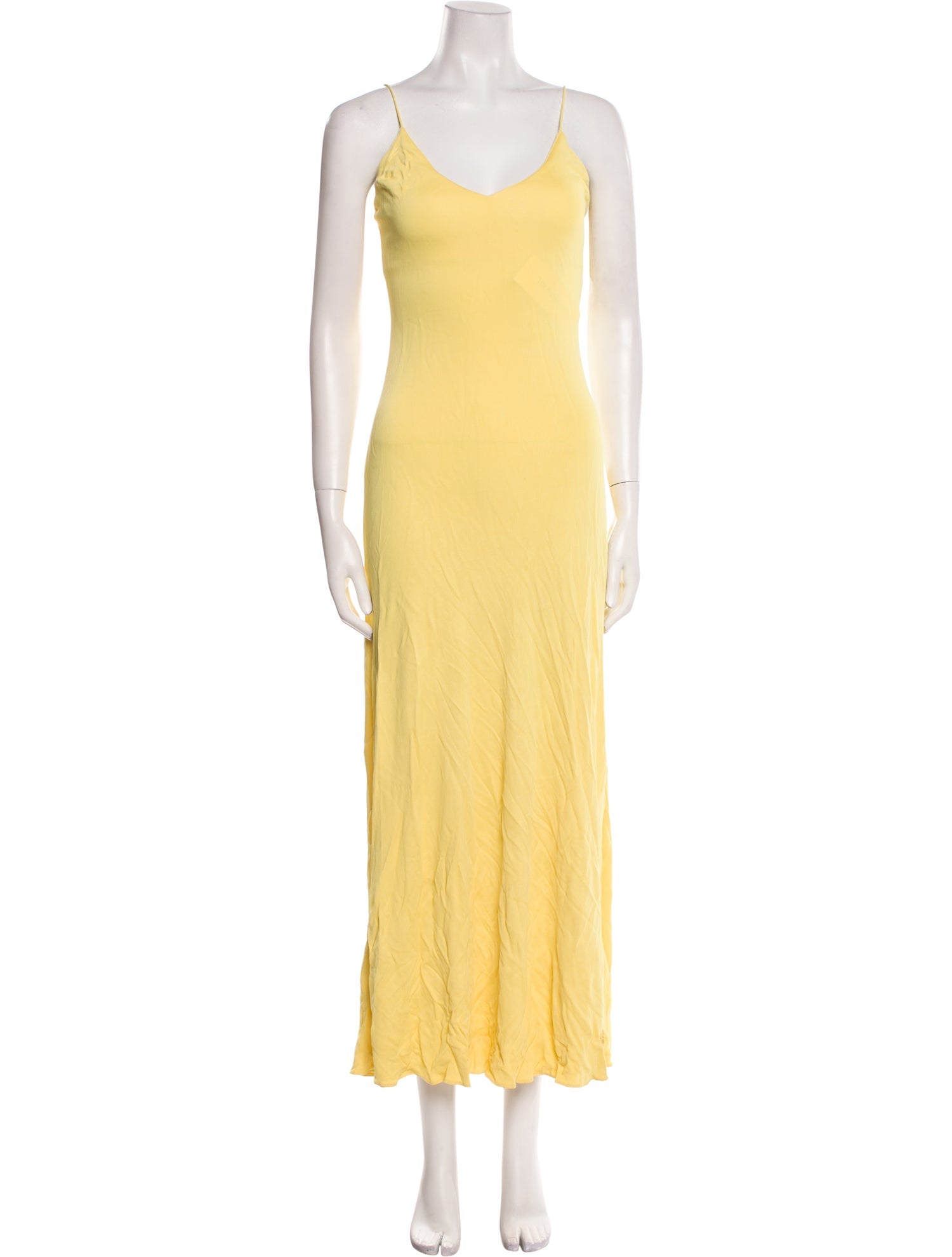 Ralph Lauren Black Label V-Neck Long Dress